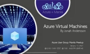Azure Virtual Machine Tech Talk by Jonah Andersson